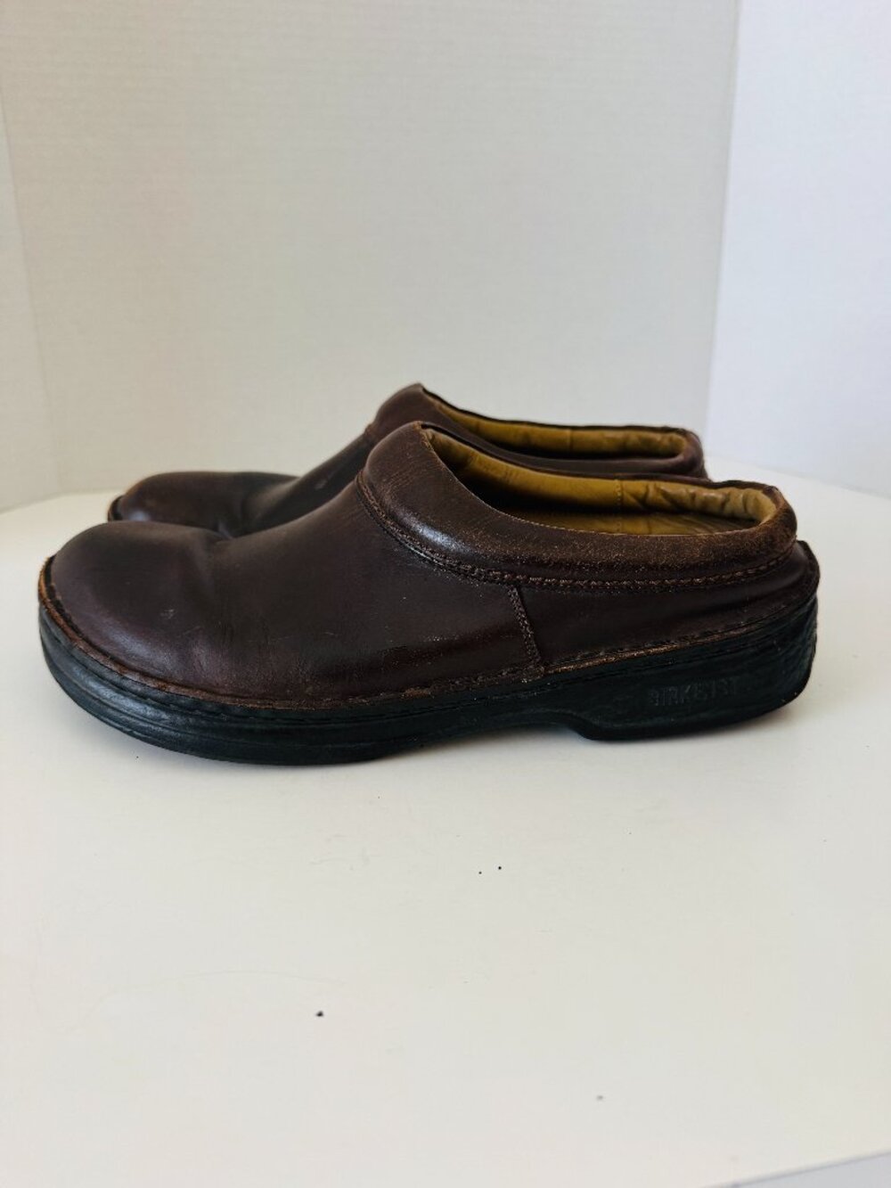 Birkenstock Ashlby Slip On Leather Clogs EU42 Mens 9 Ladies 11 Made in Germany B